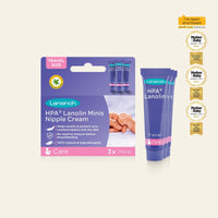 HPA Lanolin Minis Nipple Cream - 3 x 7ml
