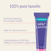 HPA Lanolin Minis Nipple Cream - 3 x 7ml
